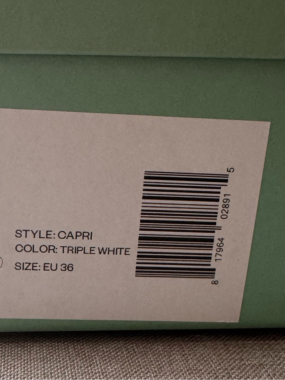 NIB KOIO Capri Triple White Sneakers Sz 36/6 - Picture 9 of 9